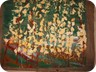 autunno -2003- acrilico su sacco (150x120 cm)