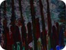 figure blu -1998- acrilico su tela di sacco (135x97 cm )