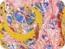 fiori- 2004- tecnica mista su carta e polistirolo (100x57 cm)
