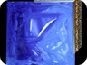 frammenti di cielo 1 -2010- olio su tela e carta e legno -(55x55 cm)