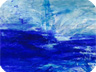 indaco dalle tele del cielo acrilico su tela 100x150 cm 2014