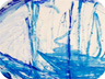 indaco dalle tele del cielo acrilico su tela 105x160 cm 2014