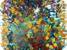 la luna e i fiori 2- 2009- olio e acrilico su tela (200x100 cm)