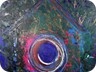 l’albero, la luna, la casa -2009-olio e tecnica mistasu tela (120x80 cm)