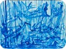paesaggio in blu -2006- acrilico su carta (cm 70x100)