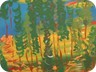 senza titolo-2003- acrilico su legno( cm 100x50)