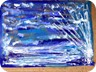 una finestra sul cielo - 2003 - acrilico su sacco (150x120 cm)